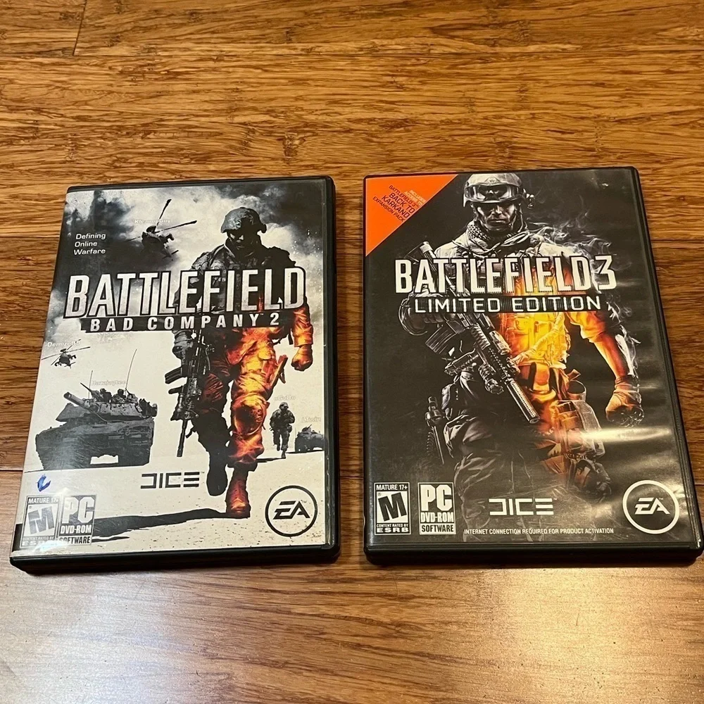 Battlefield Bad Company 2 AND Battlefield 3 Limited Edition DVD bundle.